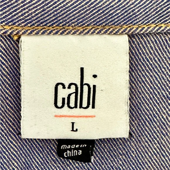 CAbi Ladies Denim Workshop Shacket‎ - Large - Picture 7 of 11